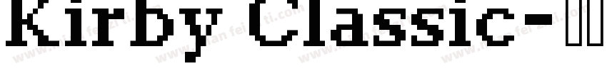 Kirby Classic字体转换